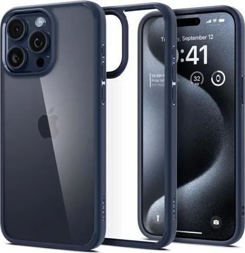 Ultra Hybrid iPhone 15 Pro Max Kılıf(2023) Navy Blue iPhone 15 Pro Max