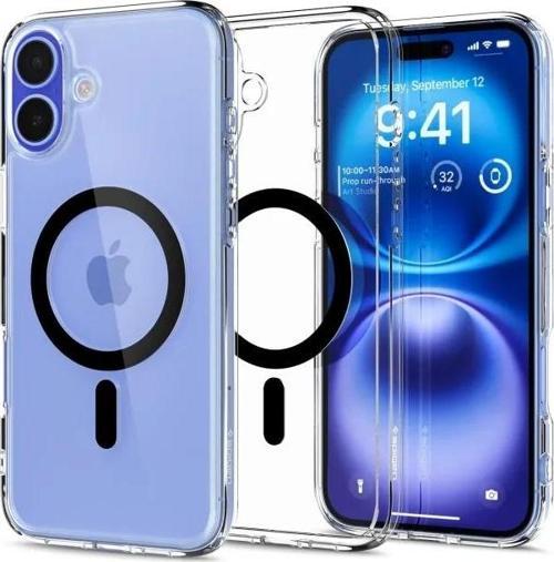 Ultra Hybrid MagFit [Sararma Önleyici] iPhone 16 Kılıf iPhone 16 Siyah