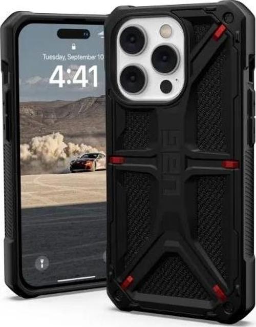 UAG Monarch iPhone 14 Pro Kılıfı Monarch - Kevlar Black