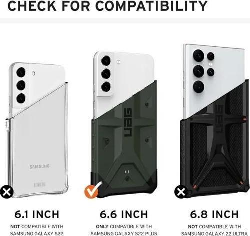 UAG Pathfinder Samsung Galaxy S22 Plus Kılıfı Plasma - Ash