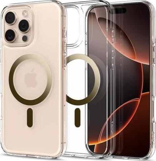 Ultra Hybrid T [Kamera Buton Korumalı] MagFit iPhone 16 Pro Kılıf iPhone 16 Pro Gold