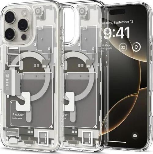 Ultra Hybrid T [Kamera Buton Korumalı] MagFit iPhone 16 Pro Kılıf iPhone 16 Pro Zero One Natu