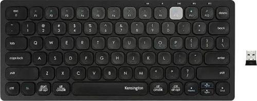 Çok Cihazlı Çift Kablosuz Kompakt Klavye (K75502US) Black Compact Wireless