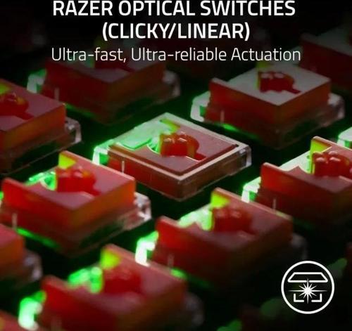 DeathStalker V2 Pro Wireless Oyuncu Klavyesi Klasik Siyah V2 Pro TKL	 Linear Optical Switch