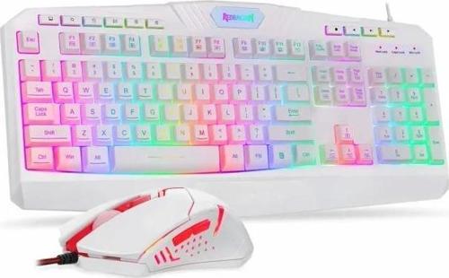 S101 Kablolu Oyun Klavyesi ve Faresi White