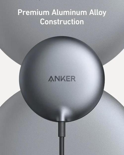 MagGo Manyetik Kablosuz Şarj Cihazı (Pad) Black (No Charger Included)