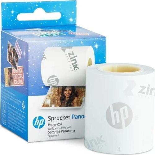 Sprocket Panorama Instant Taşınabilir Renkli Etiket ve Fotoğraf Yazıcısı ve Kağıt Paketi Gri Zink
