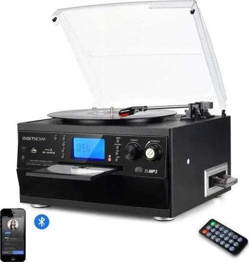 Bluetooth Pikap Stereo Hoparlörlü Pikap
