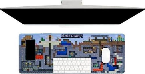 Minecraft Madencilik Dünyası Büyük Oyun Mouse Pad'i