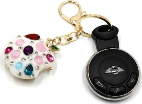 Hediyelik Anahtarlık Çanta Aksesuarı Elma Şeklinde Anahtarlık