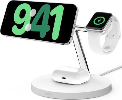 BoostCharge PRO Qi2 15W 3in1 MagSafe Şarj Standı WIZ009vfWH-V2