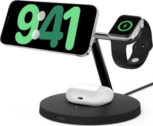 BoostCharge PRO Qi2 15W 3in1 MagSafe Şarj Standı WIZ009VvfBK-V2