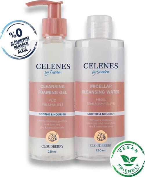 Cloudberry Yüz Temizleme Seti Kuru Ve Hassas Ciltler 250 Ml + 250 Ml