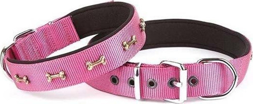 Comfort Dokuma Kemikli Köpek Boyun Tasması Medium Mor 2.5x37-45 Cm - Petshopundan