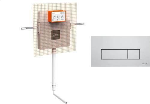 V-Fix Gömme Set 8cm Helataşı(768-1700-01+740-2380) 800-2029 V-Fix 8 cm Set