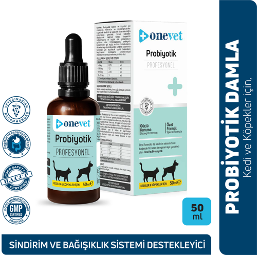 Prebiotik Sıvı Damla 50 ml | Kedi Ve Köpekler Için Sindirim Ve Bağışıklık Sistemi Destekleyici