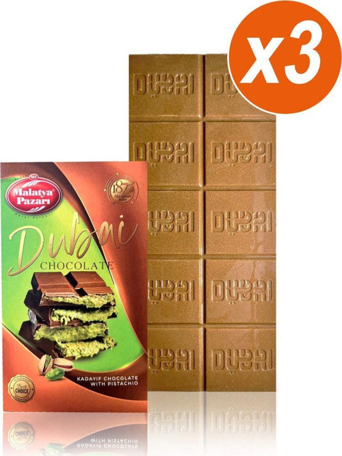 Murat Palancı Dubai Çikolata 180 Gr X3
