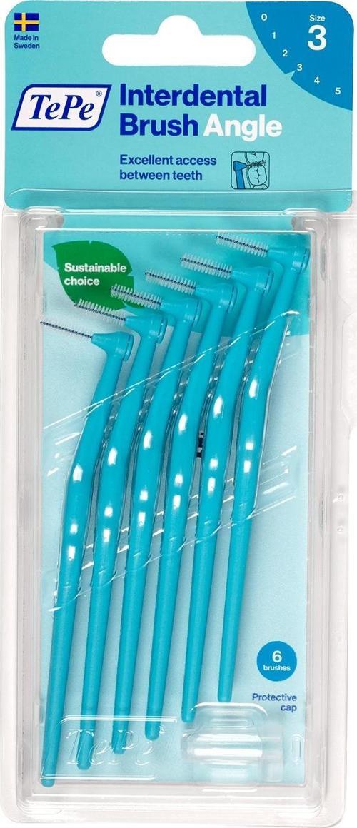 Angle Arayüz Fırçası Mavi 0.6 mm 6 lı