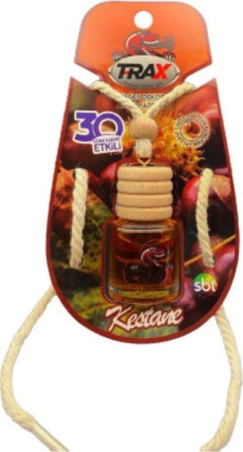 Oto Araç Ayna Asma Şişe Cam Koku Kestane Aromalı Oto Parfümü 8Ml
