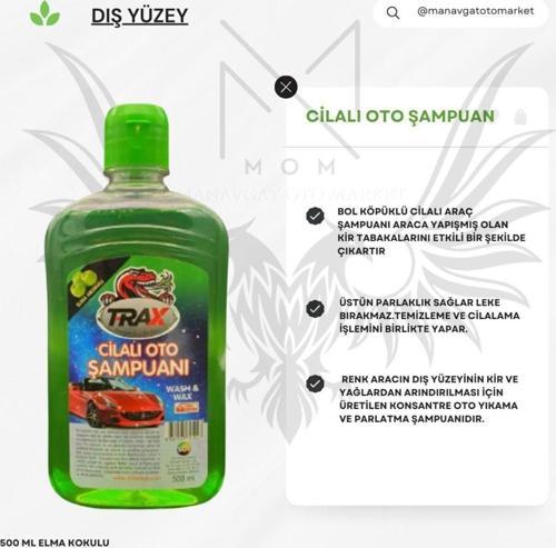 Oto Cilalı Şampuan Elma Kokulu 500Ml