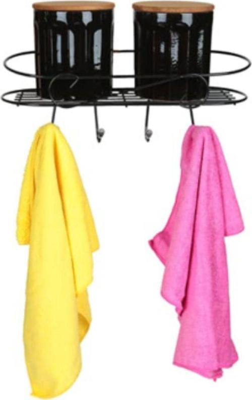 Yapışkanlı Askılıklı Organızer-Siyah