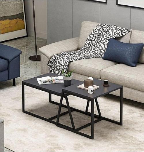 Orta Sehpa Max Metal Ayak Antrasit 2'Li