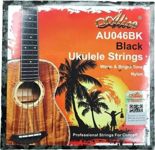 AU046BK-C CONCERT UKULELE TELİ SİYAH