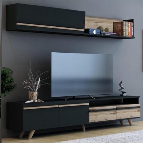 Tv Ünitesi Merit Antrasit Çırağan 180 Cm
