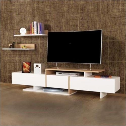 Tv Ünitesi Yavru Beyaz Teak