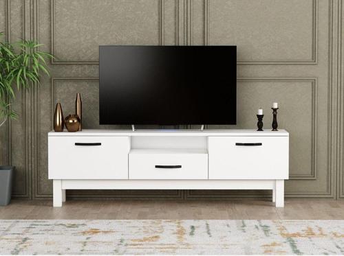 Tv Sehpası Ses Beyaz 150 Cm