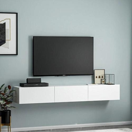 Tv Sehpası Tunus Beyaz 180 Cm