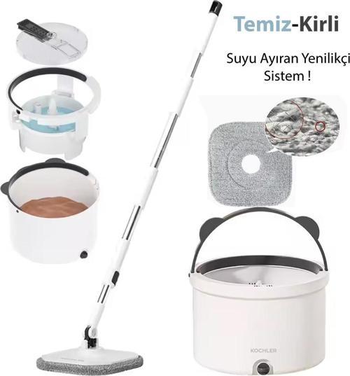 Su Ayrıştırmalı Hijyenik Mop – Temiz ve Kirli Suyu Ayıran Yenilikçi Temizlik Seti