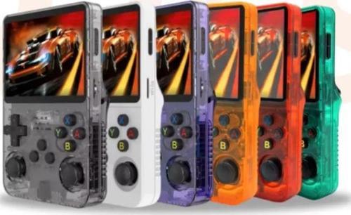 R36S Retro El Oyun Konsolu 3,5 inç IPS Ekran 15 000 Oyun 64 Gb 8 Renk