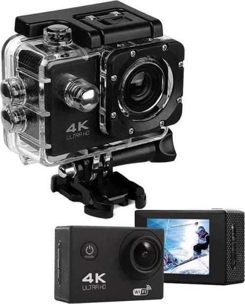 Aksiyon Kamera Wi-Fi 4K Ultra HD 170 Derece