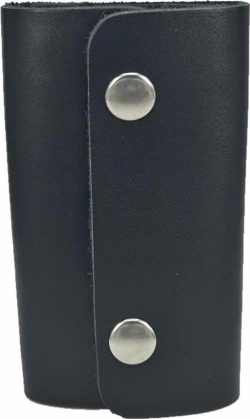 Hakiki Deri Avuç İçi Anahtarlık Siyah