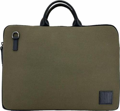Kanvas Laptop Çantası 13 İnç Haki