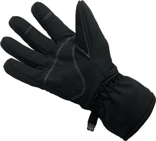 Softshell Cay254 L Beden Motosiklet Spor Eldiveni Siyah