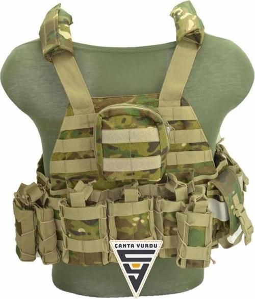 Special Cordura Askeri Taktik Yelek Kamuflaj