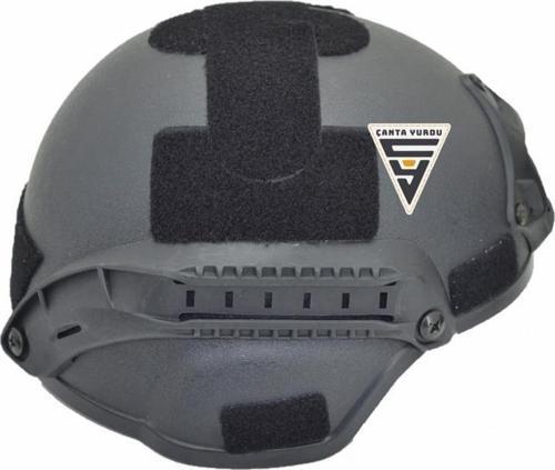Taktikal Airsoft Paintball Plastik Kask Siyah