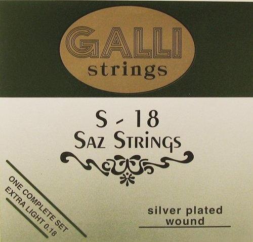 S18 Bağlama Teli 018 Kısa Saz Teli - TAkım Tel S-18