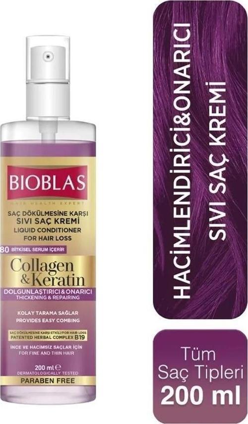 Kolajen & Keratin Sıvı Saç Kremi 200 ml