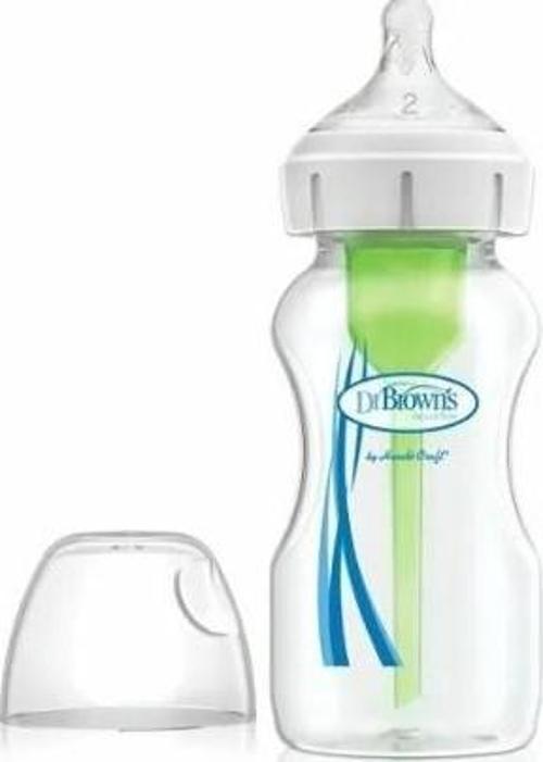 Dr. Browns Geniş Ağız PP Biberon 270 ml 2. Seviye emzik ile 