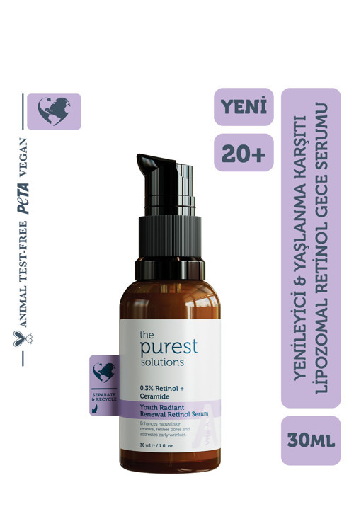 Yenileyici & Yaşlanma Karşıtı Lipozomal Retinol Gece Serumu 20+, 30ml