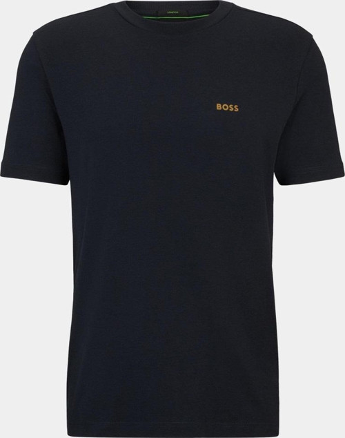 Bisiklet Yaka Pamuk T-Shirt