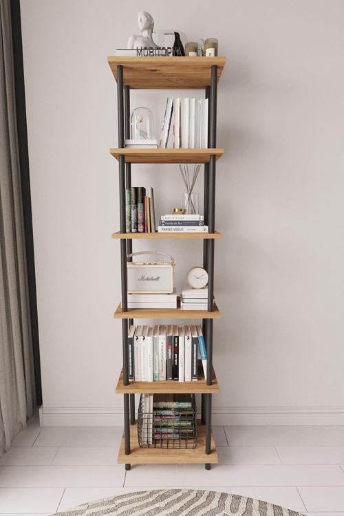 Çevir Kur 45 Cm Atlantik Çam Kitaplık