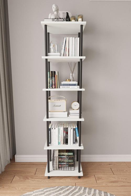 Çevir Kur 45 Cm Beyaz Kitaplık
