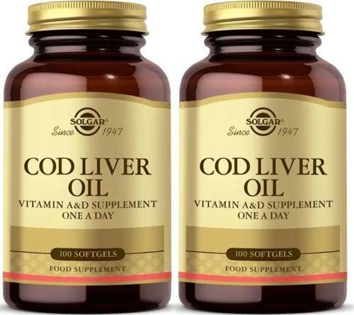 Cod Liver Oil 100 Kapsül 2 Adet