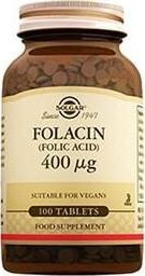 Folic Acid (Folacin) 100 Tablet  (  1  Adet  )