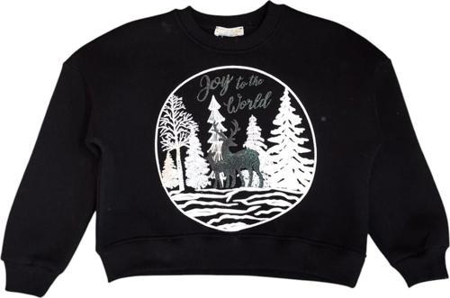 Kız Çocuk Kış Temalı Sweatshirt