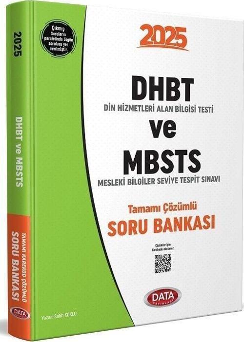 Data 2025 DHBT MBSTS Soru Bankası Çözümlü Data Yayınları
